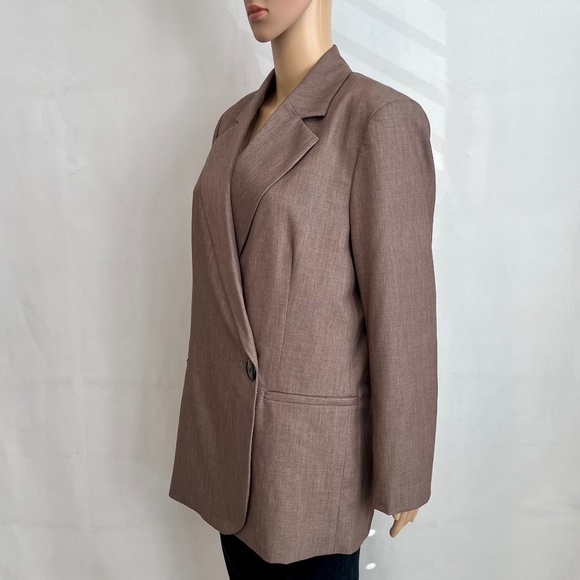 NWT InWear Oversized Naxal Blazer, Americano Brown, Size 6 / 36 - Picture 4 of 11